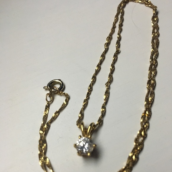 Faux Diamond Necklace - Picture 4 of 4